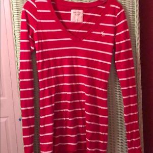 Long sleeve striped shirt